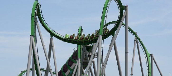 Hulk roller coaster at Universal Orlando's Islands of Adventure
