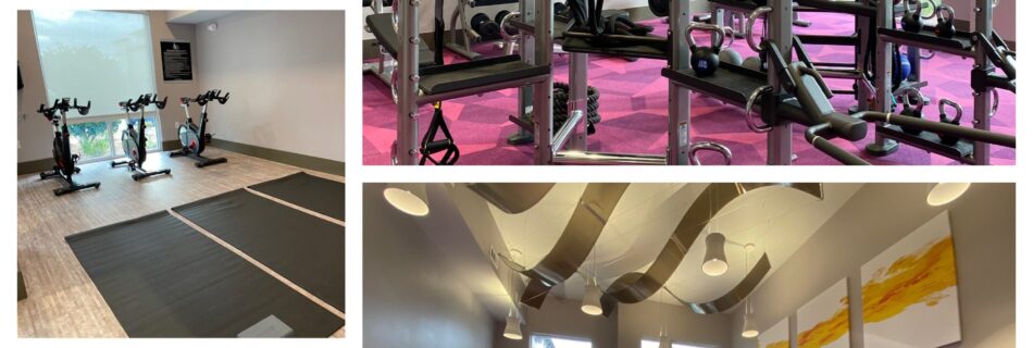 Collage of Fitness Center Images